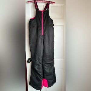 Swiss Tech Black Joggers with Pink Accent